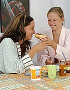 Nice lesbian teens tasting each other in kitchen
 - 001.jpg